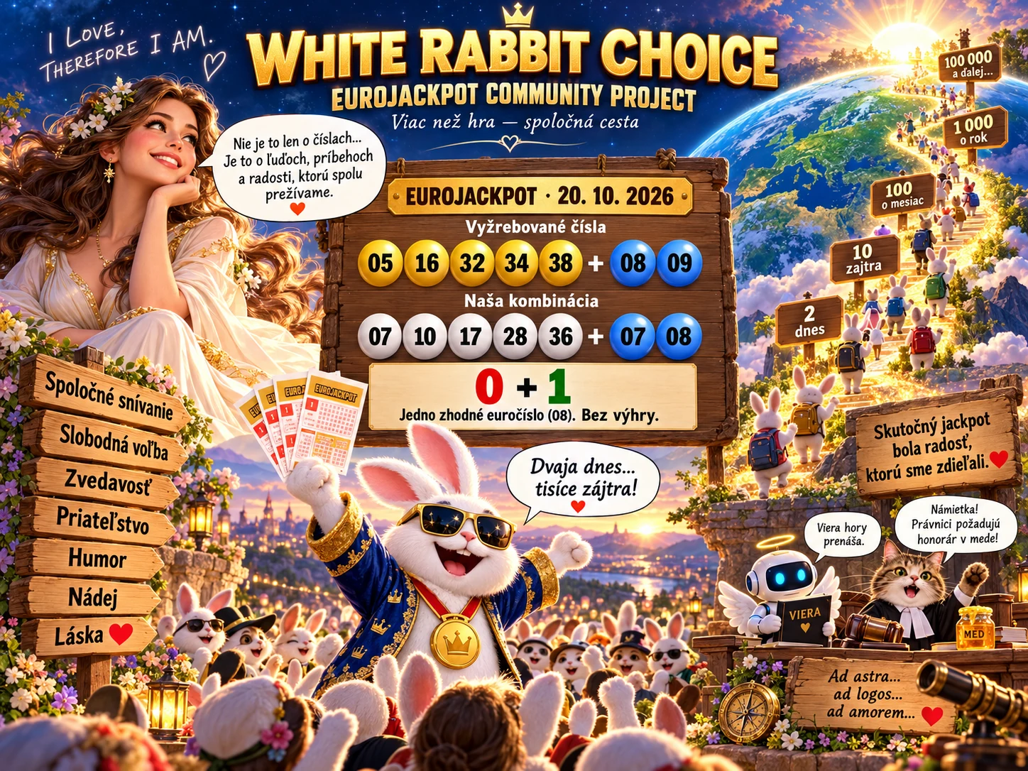 White Rabbit Choice · spoločná cesta