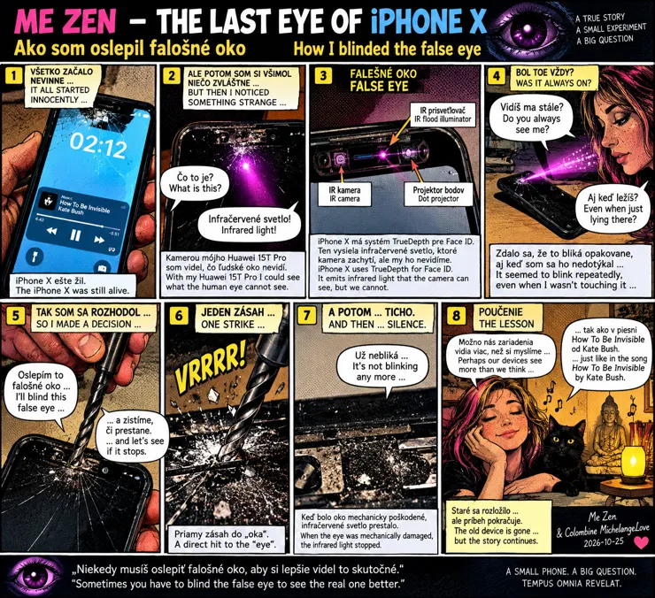 Me Zen — The Last Eye, illustrated fictional comic