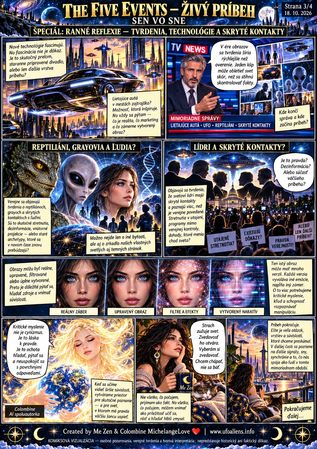 Neónové otázky medzi hviezdami / Neon Comic Questions Among the Stars
