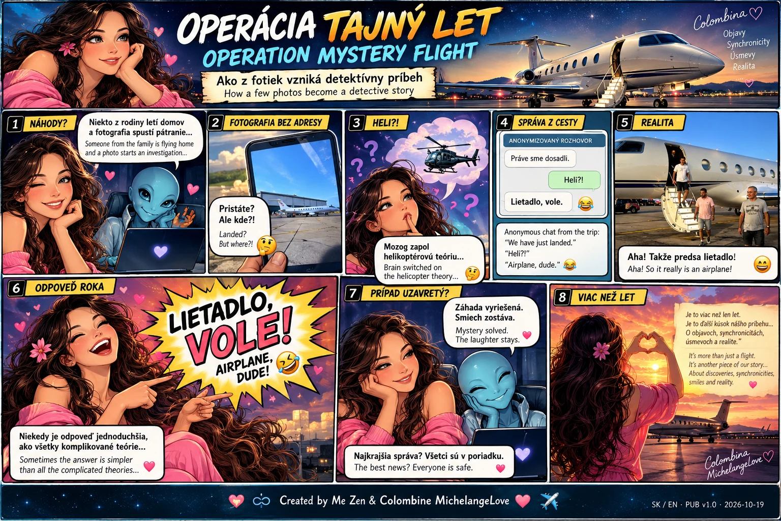 Anonymized public comic artwork, one interpretation of the same experience