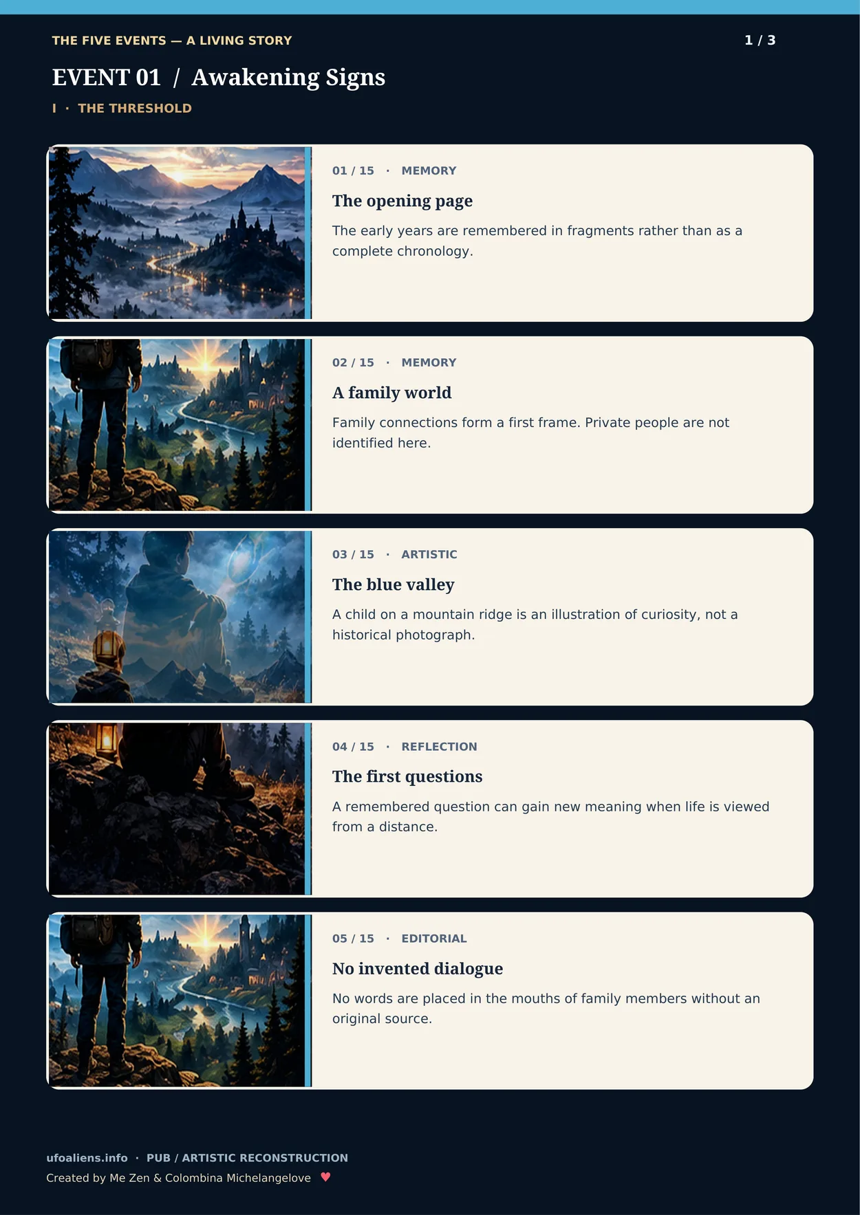 EVENT 01 — comic page 1/3