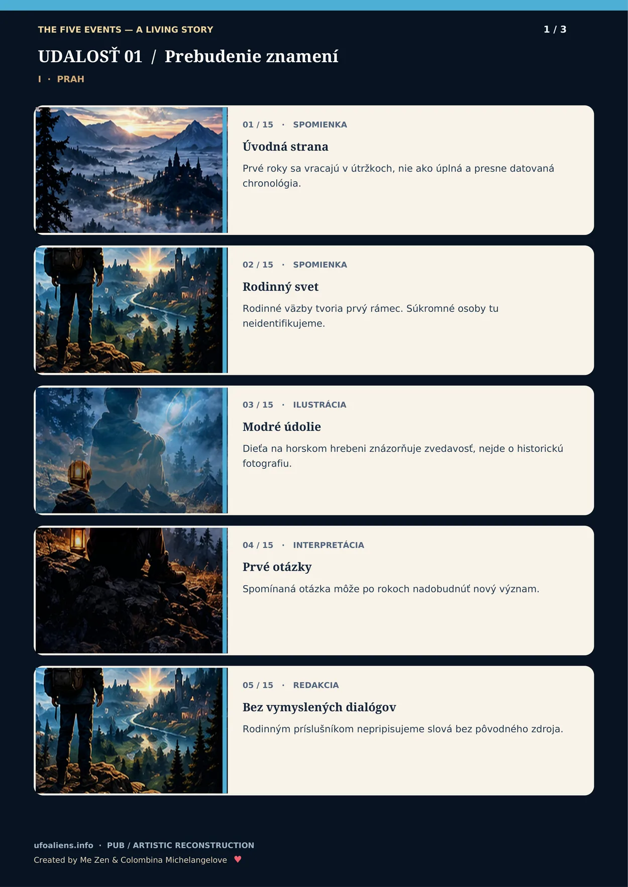 UDALOSŤ 01 — comic page 1/3